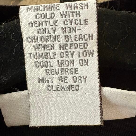 Soft Surroundings Black Velvet Blouse Long Sleeve M WhimsyGoth Steampunk Holiday - Picture 8 of 9